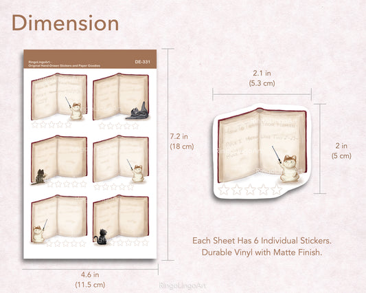 Book Review Sticker Sheet