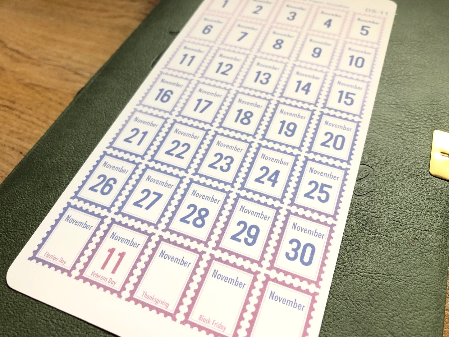 Daily Date and Holiday Sticker