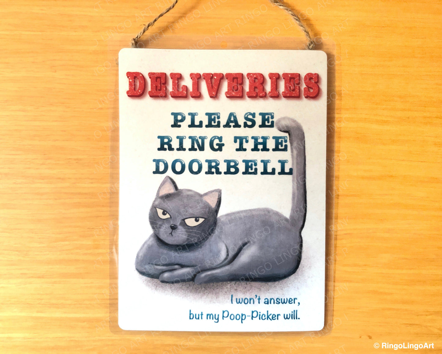 Deliveries Please Ring the Doorbell Sign