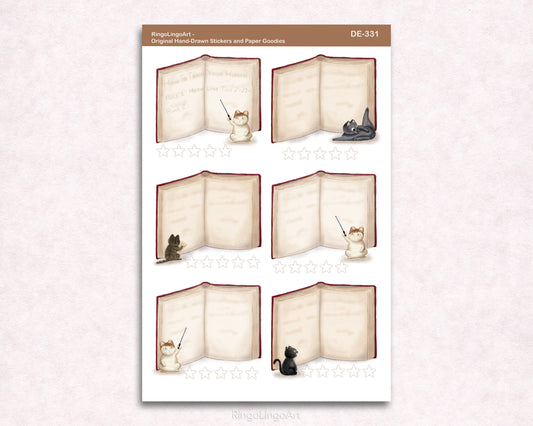 Book Review Sticker Sheet