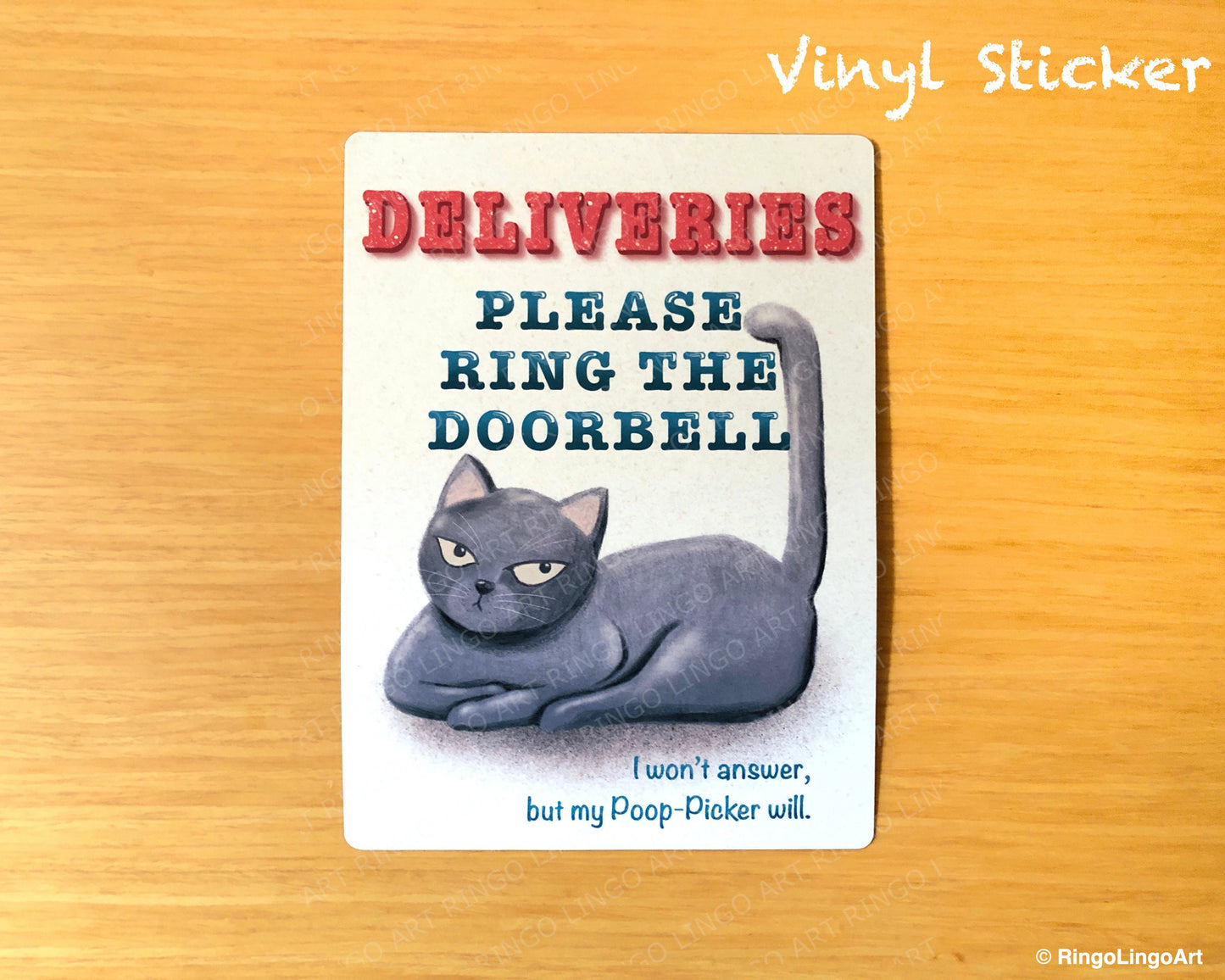 Deliveries Please Ring the Doorbell Sign