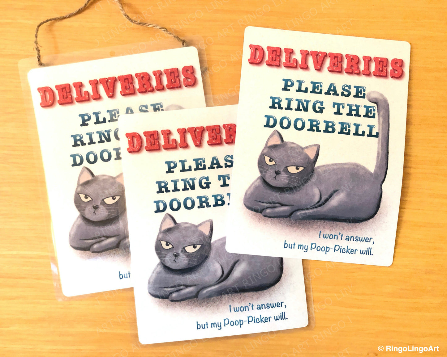 Deliveries Please Ring the Doorbell Sign