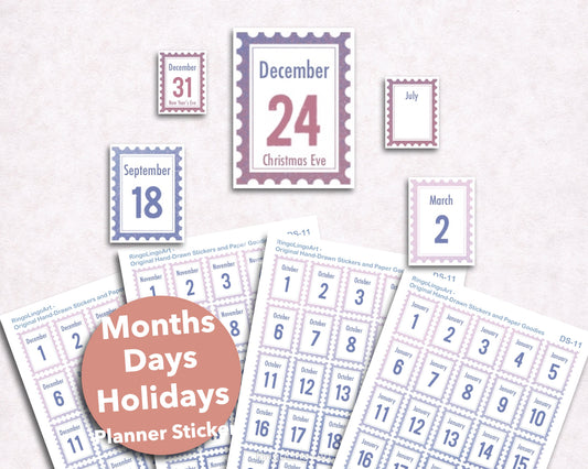Daily Date and Holiday Sticker