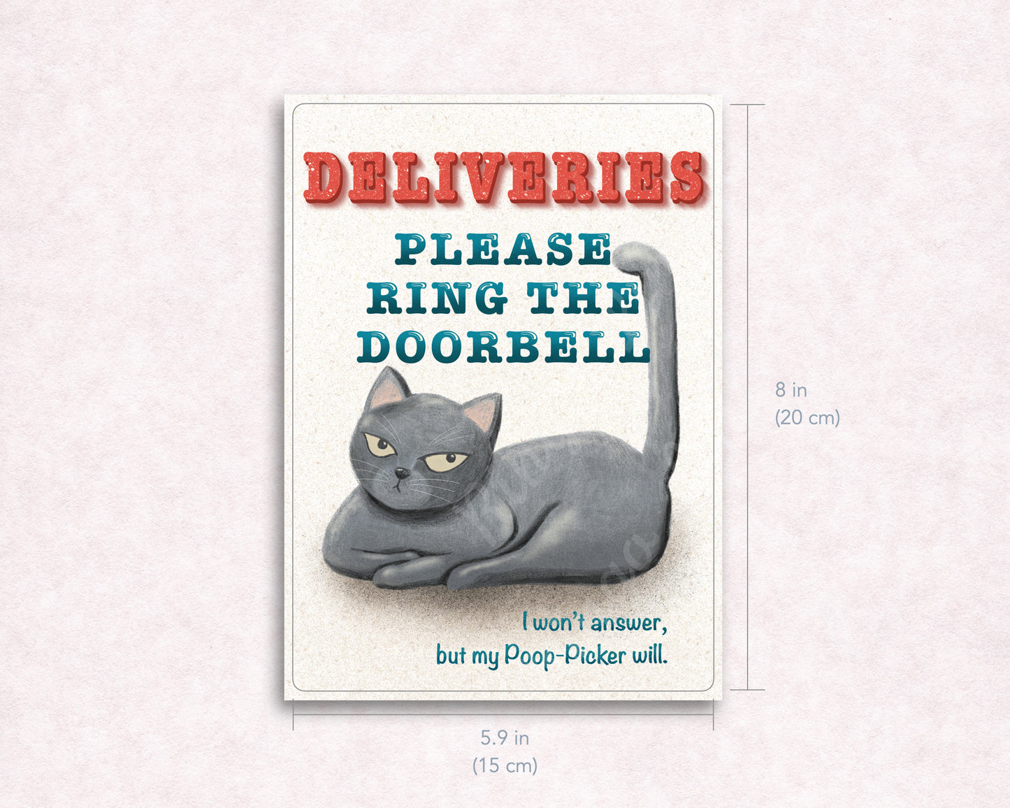 Deliveries Please Ring the Doorbell Sign